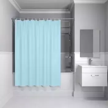 Штора для ванной «Iddis» Promo P07PE18i11 180/200 голубая