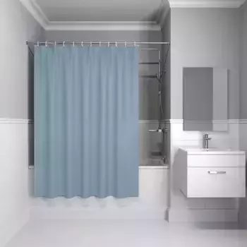Штора для ванной «Iddis» Promo P09PE18i11 180/200 светло-серая