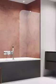 Шторка на ванну стеклянная «Radaway» Torrenta PNJ 80/150 прозрачная/хром правая