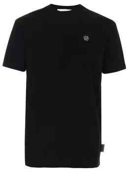Футболка хлопковая с принтом PHILIPP PLEIN