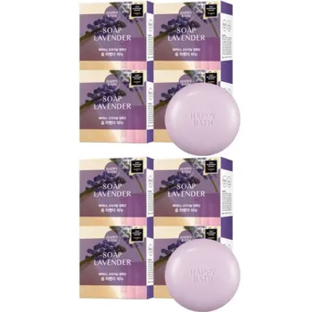 Happy Bath Original Collection Кусковое мыло Лаванда 90 г*4 шт/8 шт 4Pcs