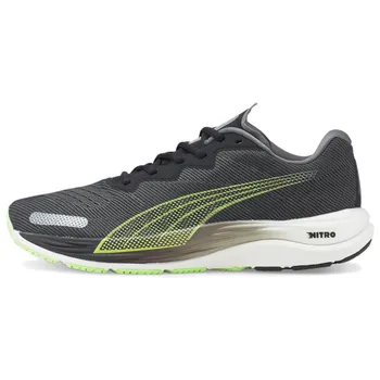 Мужские кроссовки Puma Velocity Nitro 2 Black Fizzy Lime 195337-06 42.5