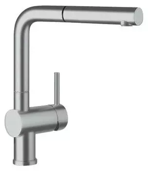 Смеситель для кухонной мойки Blanco Linus-S матовый хром 512403