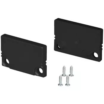 Заглушка SL-SLIM20-H13 BLACK глухая (Arlight, Пластик) 037512