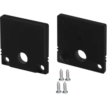 Заглушка SL-SLIM20-H20 BLACK с отверстием (Arlight, Пластик) 047637