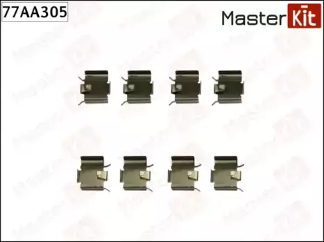 Пружины барабанных тормозных колодок MASTERKIT 77AA305