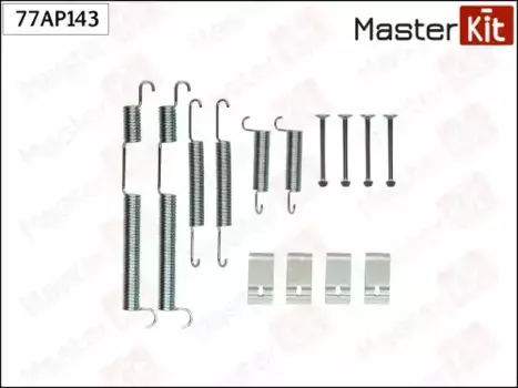 Пружины барабанных тормозных колодок MASTERKIT 77AP143