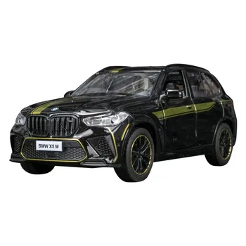 1/32 BMW X5M внедорожник литые игрушечные машинки и транспортные средства модель автомобиля звук и свет инерционные машинки игрушки для детей подарки красный