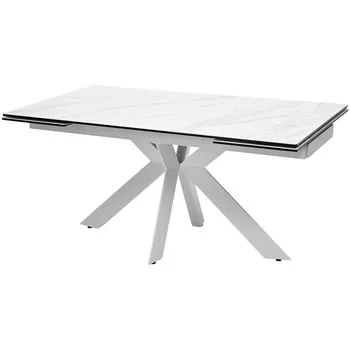 Стол MARBLES KL-99 Белый мрамор матовый, итальянская керамика/ каркас M-City Belluno DECDF1932TKL99WHT