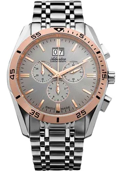 Швейцарские наручные мужские часы Adriatica 8202.R117CH. Коллекция Chronograph