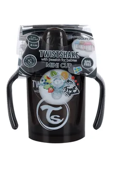 Поильник Twistshake Mini Cup черный супергерой (с 4 мес), 230 мл