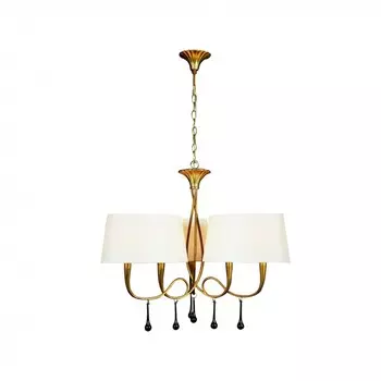 Подвесная люстра Mantra Paola Painted Gold 3540