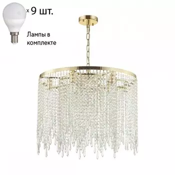 Подвесная люстра Odeon Chokka с лампочками 5028/9+Lamps E14 P45