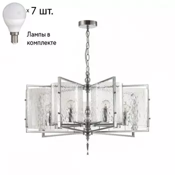 Подвесная люстра Odeon Light Elegante с лампочками 4888/7+Lamps E14 P45