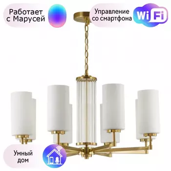 Подвесная люстра Odeon Light Kasali с поддержкой Маруся 4990/8-М