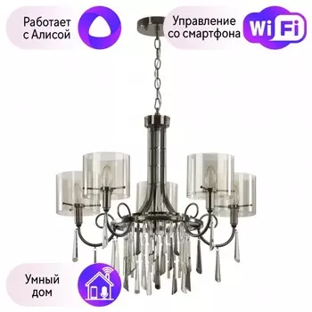Подвесная люстра Odeon Nicole с поддержкой Алиса 4890/5-A