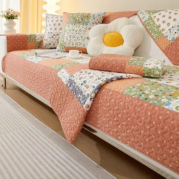 Подушка для дивана Four Seasons Universal Cushion, нескользящий чехол для дивана, простая высококачественная стираная хлопковая ткань, чехол для спинки сиденья 70*70cm