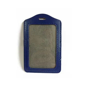 PU Card Case Holder Portable Fashion Bus Card Identity Badge Credit Card Protector чёрный