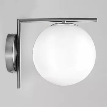 Бра IC Lighting Flos white ball IC C/W Chrome