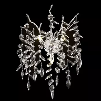 Бра Leaves Crystal Nikel