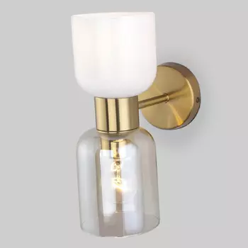 Бра Light maker studio Sconce white and smok brass
