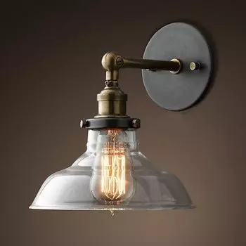 БРА LOFT CLEAR GLASS CLOCHE II