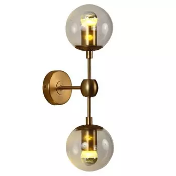 Бра Modo Sconce 2 Globes Gold