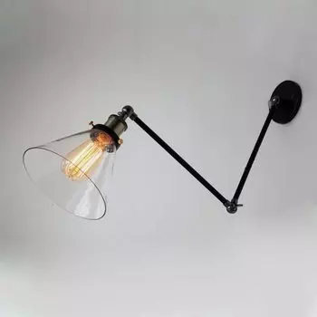 Бра Gloce Cone Shade Loft Industrial Glass
