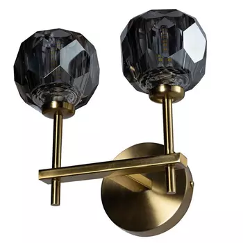 Бра RH Boule de Cristal Double Sconce smoky