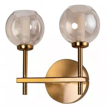 Бра RH Boule de Cristal Double Wall Lamp amber Gold