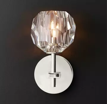 Бра RH Boule de Cristal Single Sconce Chrome
