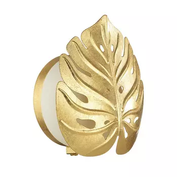 Бра Gold Monstera Leaf