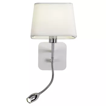 Бра с абажуром и гибким спотом Trumpet Lamp