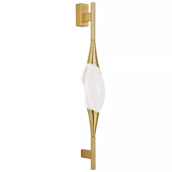 Бра с хрустальным плафоном Renee Golden Glass Drops Light Wall Lamp