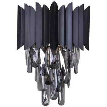 Бра с хрустальными подвесками Blake Metal Crystal Wall Lamp