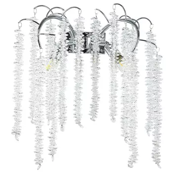 Бра с хрустальными подвесками Bunch of Crystal Berries Silver Wall Lamp