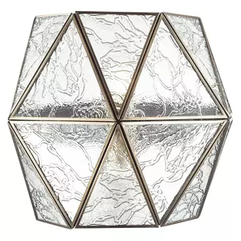 Бра с плафоном из стекла с эффектом льда Ice Diamond