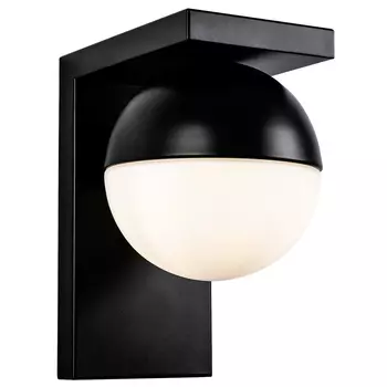 Бра с плафоном в виде шара Ponzio Flos Black Sphere Wall Lamp