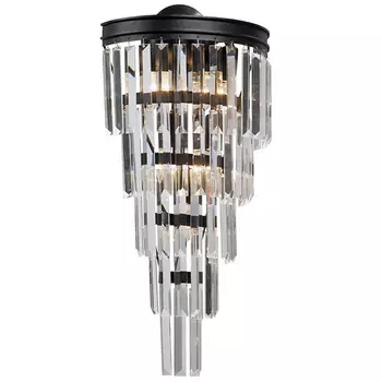 Бра Стеклянные подвесы Helix Glass Odeon CLEAR Crystal