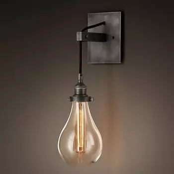 Бра Teardrop Glass Filament Sconce