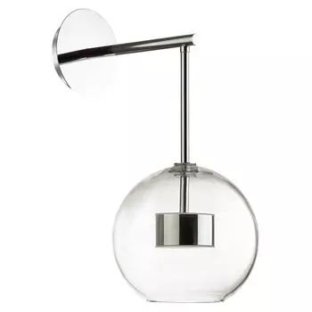Бра Transparent Bubble Sconce chromium