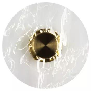 Бра в форме диска Loggia White Smoke Acrylic Wall Lamp