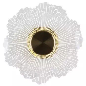 Бра в виде цветка Loggia White Flower Acrylic Wall Lamp