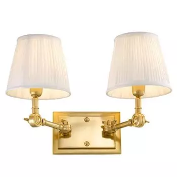 Бра Wall Lamp Wentworth Double Gold+White