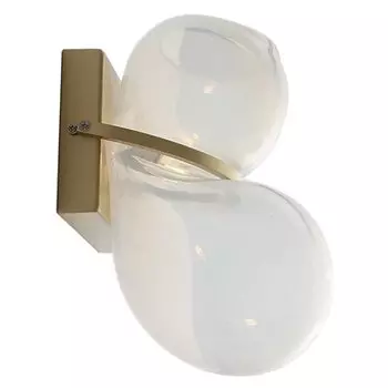 Бра White glass trap wall lamp