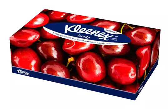 Салфетки бумажные Kleenex Family 150шт кор