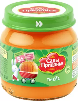 Пюре овощное Сады Придонья тыква ст\б 80г