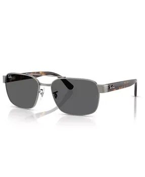 Унисекс круглые солнцезащитные очки, RB3751 Ray-Ban, черный