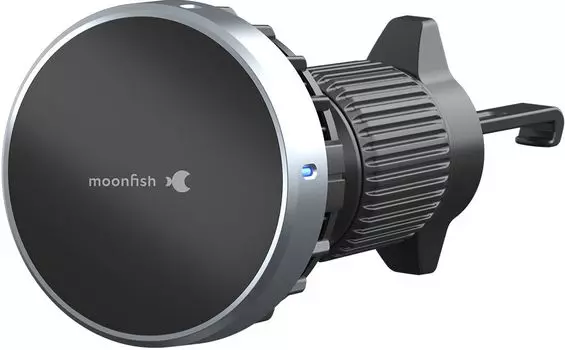 Автомобильный держатель moonfish MagSafe с охлаждением, Qi2, 15W, черный