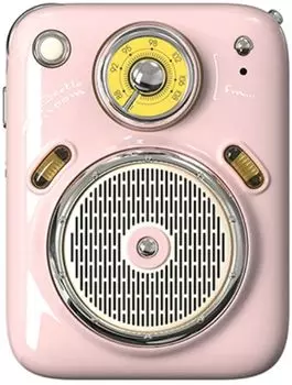 Акустика портативная Divoom Beetles-FM II, розовый